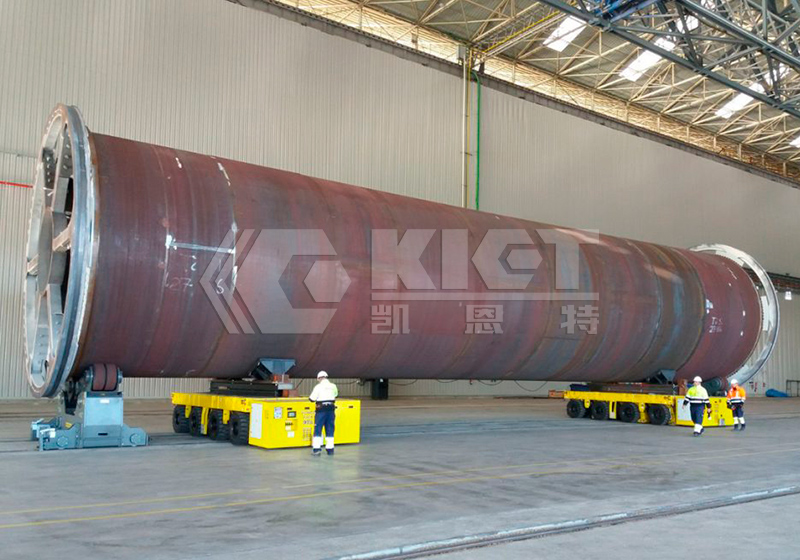 自行式液压模块运输车用于石化大型压力容器移运就位