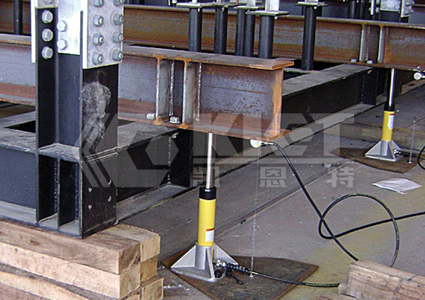 单作用液压千斤顶用于大型钢构同步顶升安装