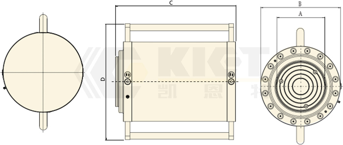 轻量型炭纤维液压千斤顶示意图