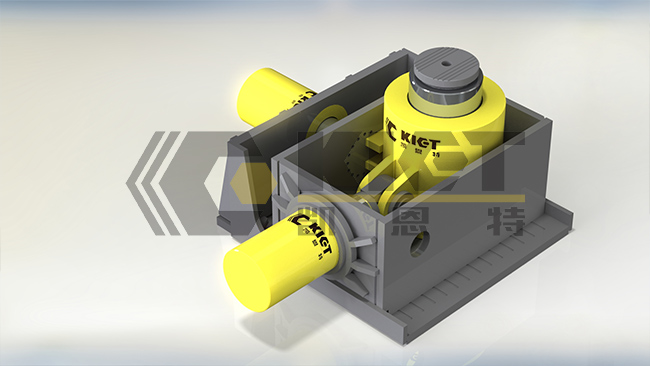 600吨三维调整液压千斤顶动画